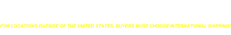 Please select your item below by clicking on the dropdown menu to select the appropriate shipping (US or International) and then click “ADD TO CART”.   Please include the name of the person autograph is for and any request for additional personalization in the “Instructions to  Seller” at checkout.

FOR LOCATIONS OUTSIDE OF THE UNITED STATES, BUYERS MUST CHOOSE INTERNATIONAL SHIPPING!
If international shipping is not included for items shipping outside the US, your purchase will be refunded!